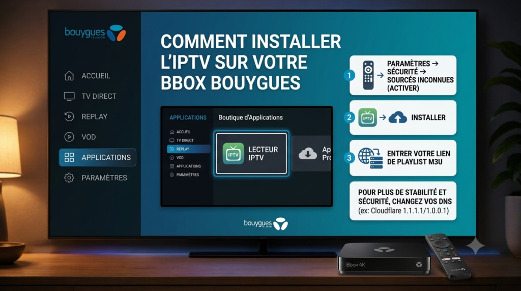 Comment Installer l'IPTV sur Box Bouygues