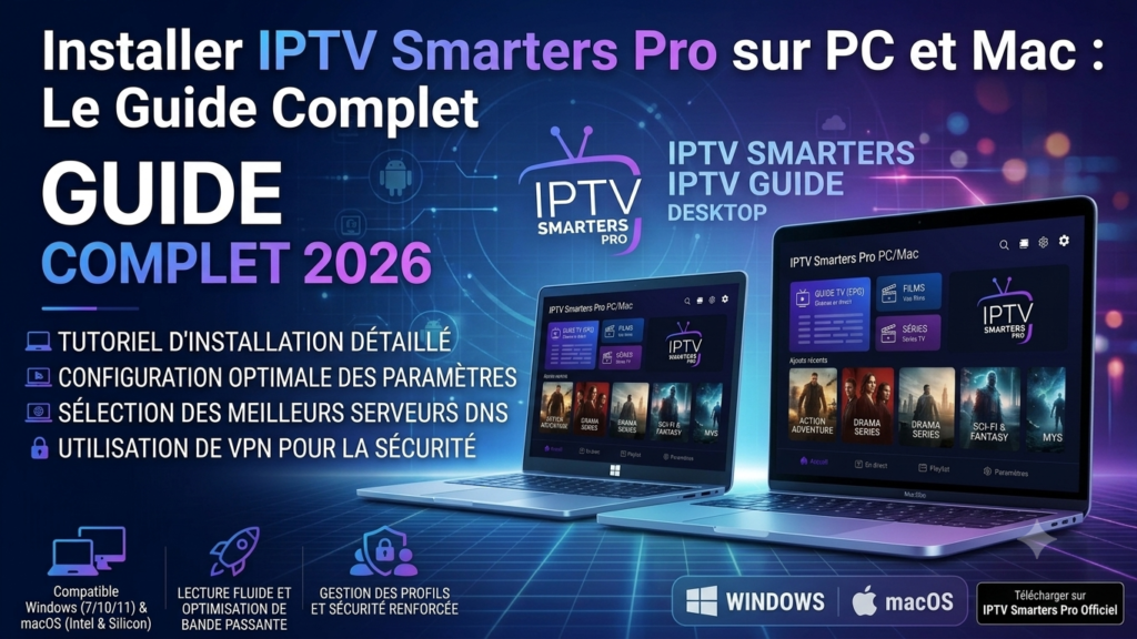 Installer IPTV Smarters Pro sur PC et Mac