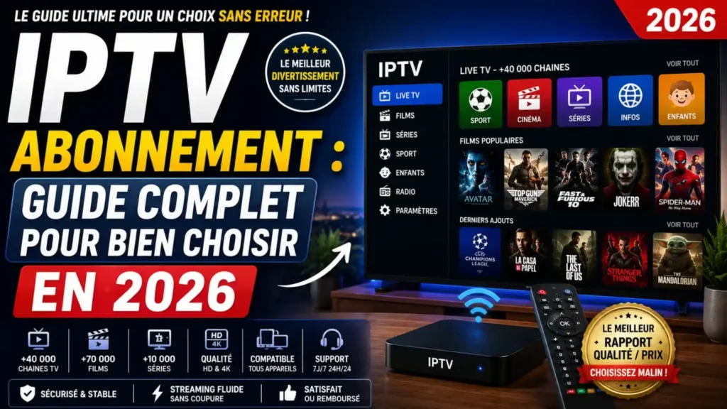 Meilleur abonnement IPTV France